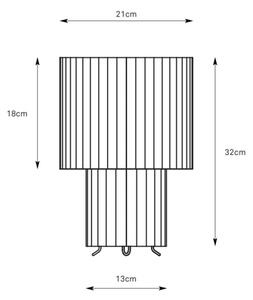 Markslöjd 108895 - Lampă de birou CATIS, 1xE27/60W/230V, 32 cm, alb