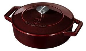 Oală fontă Berlinger Haus BurgundyLine, cu capac , 26 cm