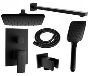 Mexen Uno, set de duș ascuns DR62, negru, 71435DR62-70