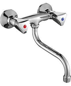 Kuchinox Norm, baterie lavoar cu montare pe perete, crom, LAV-BQN_080D