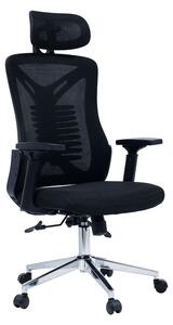 Scaun de birou manager Andrew plasa negru