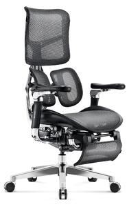 Scaun de birou ergonomic BRAVE V-Kinetic: negru