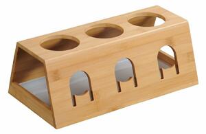 Kesper 58650 Suport pentru sticle cu tavă descurgere , 32 x 17,5 x 12 cm