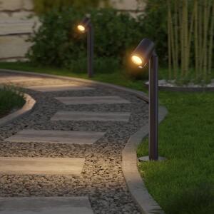STEINEL Lampa cu soclu LED Way C, negru, aluminiu, IP65, RGBWW, reglabil, Negru, Aluminiu, Modern