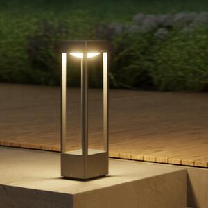 STEINEL Lampă cu soclu LED Stela C510, antracit, IP65, RGBWW, reglabil, Negru, Aluminiu, Modern