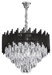 Lampă suspendată Cristal G063-CP 50cm BLACK