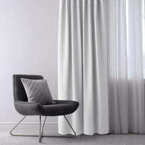Restilo Draperie Blackout EYELETS albă, 140 x 245 cm