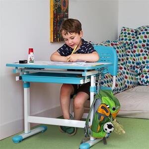 OneConcept Annika, birou de scris pentru copii, set de două piese, masă, scaun, reglabil pe înălțime
