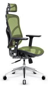 Scaun ergonomic Diablo V-Basic: negru-verde