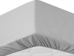 Sleepwise Soft Wonder-Edition, cearceaf elastic, 180-200 x 200 cm, microfibră, gri deschis