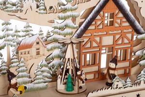 Decoratiune de Craciun Weihnachtsdeko lemn 60/10/39 cm