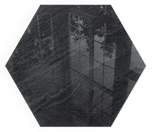 Sticlă hexagonală sub sobă Model de piatră naturală