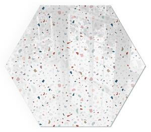 Sticlă hexagonală sub sobă Forme în miniatură