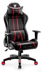 Scaun gaming Diablo X-One 2.0 Normal Size: negru-roșu