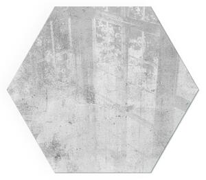 Sticlă hexagonală sub sobă Textură de beton într-un stil brut