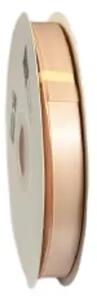 Panglica Dublu Satinata Peach 16 mm, satin 91 m
