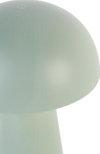 Lampă de masă verde cu LED reîncărcabilă și dimmer tactil în 3 trepte IP44 - Daniel