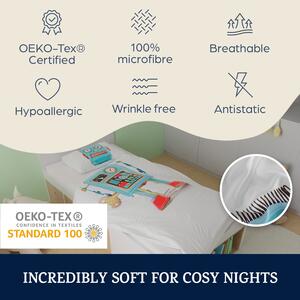 Sleepwise, Soft Wonder Kids-Edition, lenjerie de pat, 135 x 200 cm, 80 x 80, respirabil, microfibră