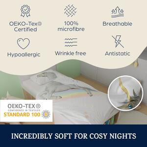 Sleepwise, Soft Wonder Kids-Edition, lenjerie de pat, 100 x 135 cm, 40 x 60, respirabil, microfibră