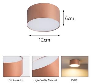 BRILAGI - Plafonieră LED pentru exterior FORIS LED/14W/230V, diametru 12 cm, bronz, IP44