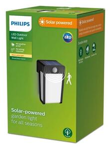 Philips SHROUD LED/2,3W/3,7V IP44 Lampa solară de perete cu senzor