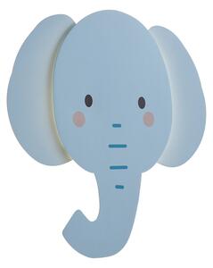Lampă de perete pentru copii albastră, incl. LED, cu 3 trepte de intensitate luminoasă - Ellie the Elephant