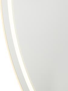 Oglinda de baie moderna 80 cm cu LED si dimmer tactil - Sebas