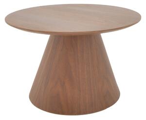 Masutea Cafea Donna MDF Nuc, Diametru 80 Cm