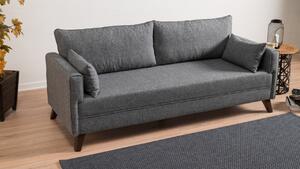 Canapea Extensibila, 3 Locuri Bella Sofa Bed Gri