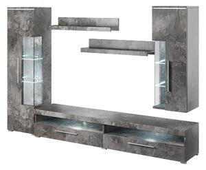 Mobilier living Indiko Typ 10 (schiefer) (cu iluminat). Promo -16%. 1108212