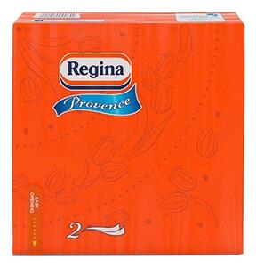 Servetele Regina Provence portocalii, 38x38 cm, 2 straturi, 18 bucati