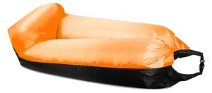 Aga Sac gonflabil LAZY BAG 230x70 cm Negru/Portocaliu