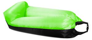 Aga Sac gonflabil LAZY BAG 230x70 cm Negru/Verde