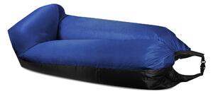 Aga Sac gonflabil LAZY BAG 230x70 cm Negru/Albastru închis