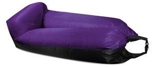 Aga Sac gonflabil LAZY BAG 230x70 cm Negru/Violet