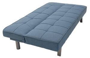 Canapea extensibila 3 locuri Travis cu material textil de culoare albastru deschis 175x83x74cm