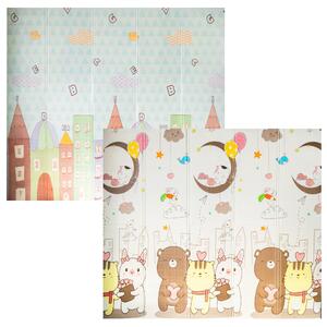 Aga4Kids Covoraș pliabil din spumă pentru copii 200x180 cm DS3018