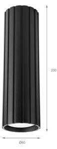 Brilagi - Spot CRISPINA 1xGU10/10W/230V, 20 cm, negru