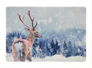 Covoras de Craciun WILD IN WHITE 38x58 cm - mai multe variante Varianta: Cerb