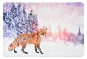 Covoras de Craciun WILD IN WHITE 38x58 cm - mai multe variante Varianta: Vulpe