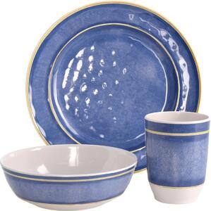 Set vase Redcliffs 12 piese melamină,albastru