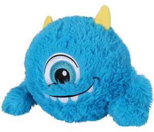 Minge gonflabilă de blană Monster albastru, diametru 23 cm