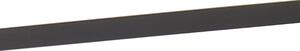 Plafoniera neagra 40 cm cu LED cu telecomanda - Liv