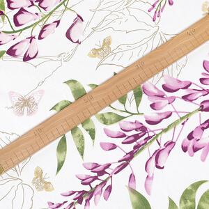 Goldea țesătură deluxe 100% bumbac - flori wisteria 230 cm