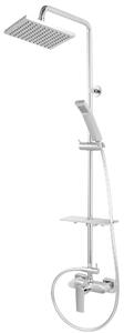 FDesign Pinea set de duș perete cu duș de ploaie crom FD1-PNA-7USET-11