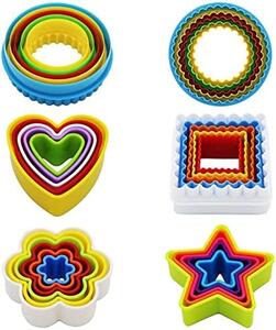 Set de 25 forme pentru prajituri Keepaty, plastic, multicolor