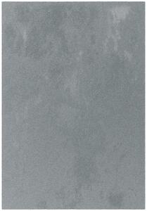 Covor Belgian Sky din Microfibra, Lavabil, Fir moale, Gri