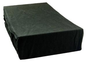 Cearșaf jersey 180x200 cm - negru