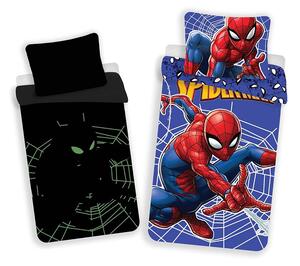 Lenjerie de pat Spiderman - luminează