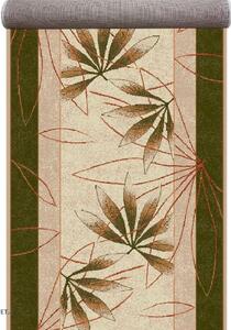 Traversa Covor, Lotos 552, Crem Verde, Latime 100 cm, Diverse Lungimi, 1800 gr mp